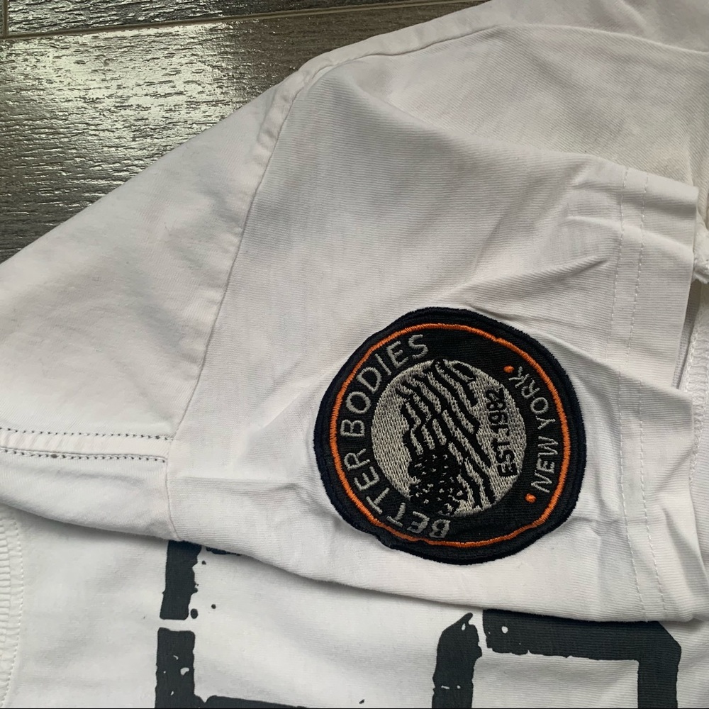 Better Bodies Basic Logo Tee, White - image 5